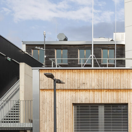 Twin²Sim Zentrum Alpines Bauen Gebäude