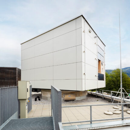 Simulationsgebäude Zentrum Alpines Bauen